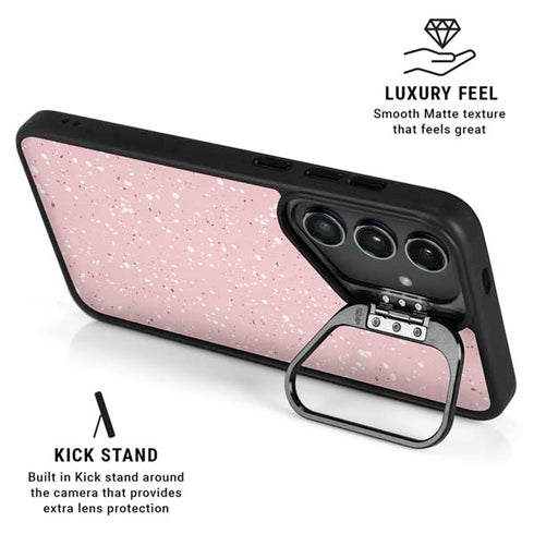 Rose Speckle Galaxy S25 Kickstand Case