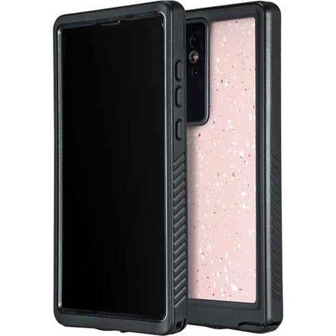 Rose Speckle Galaxy S24 Ultra Waterproof Case