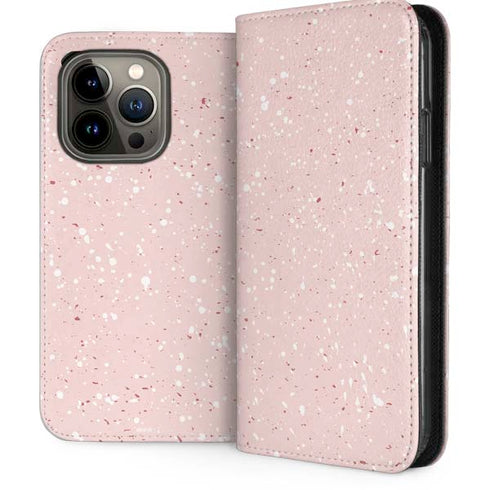Rose Speckle iPhone 13 Pro Folio Case