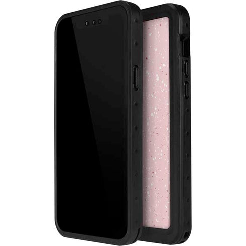 Rose Speckle iPhone 15 Pro Waterproof Case