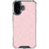 Rose Speckle iPhone 16 Plus Clear Case