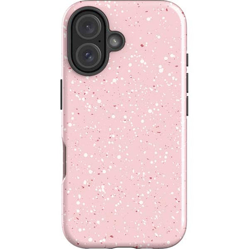 Rose Speckle iPhone 16 Plus Impact Case