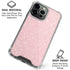 Rose Speckle iPhone 16 Pro Clear Case