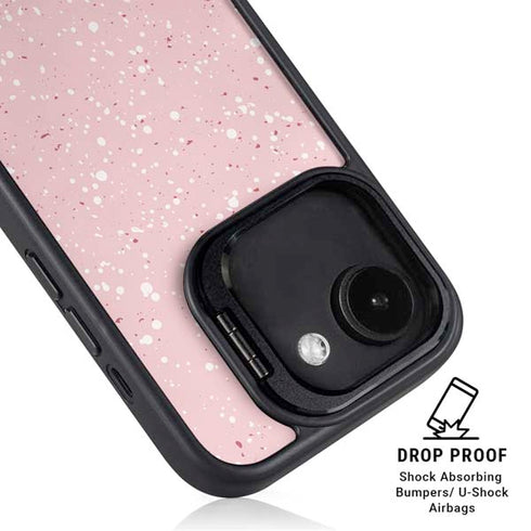 Rose Speckle iPhone 16e Kickstand Case