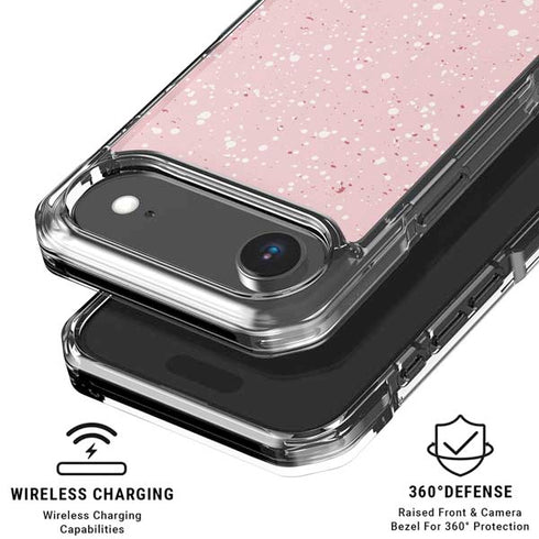 Rose Speckle iPhone 17 Air Clear Case