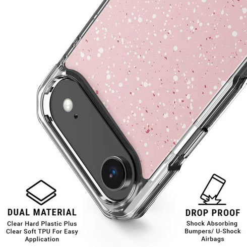 Rose Speckle iPhone 17 Air Clear Case
