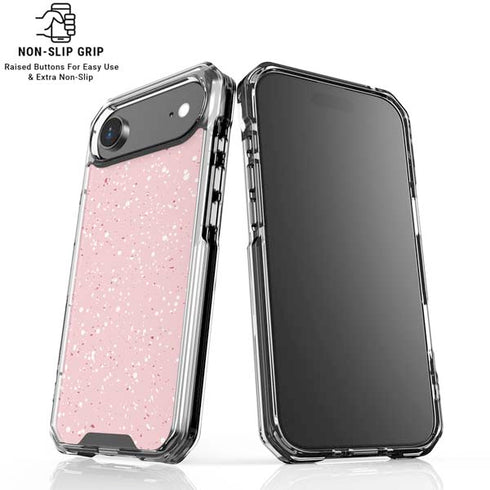 Rose Speckle iPhone 17 Air Clear Case