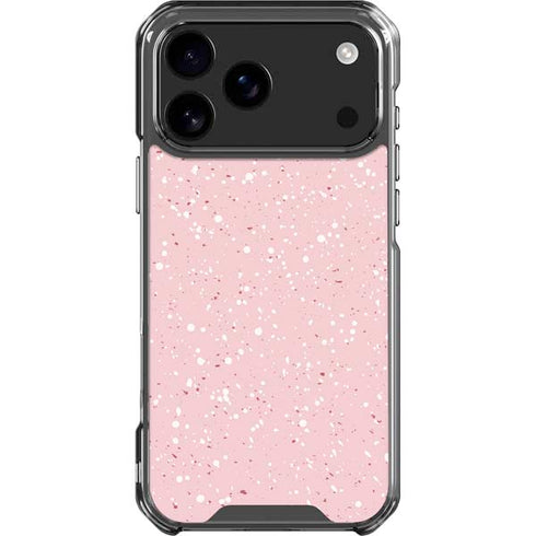 Rose Speckle iPhone 17 Pro Max Clear Case