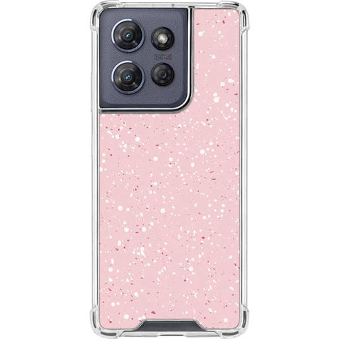 Rose Speckle Moto G 5G (2025) Clear Case