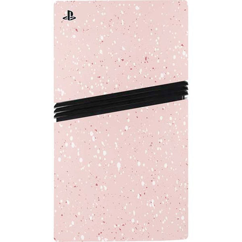 Rose Speckle PS5 Pro Disk Bundle Skin