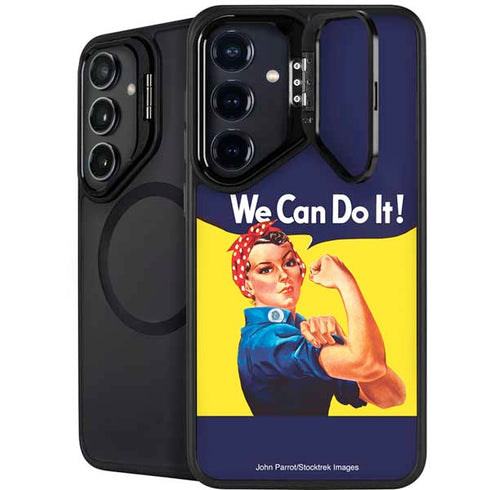 Rosie The Riveter Vintage War Poster Galaxy S25 Kickstand Case