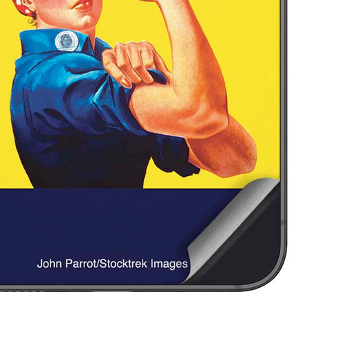 Rosie The Riveter Vintage War Poster Galaxy S25 Plus Skin