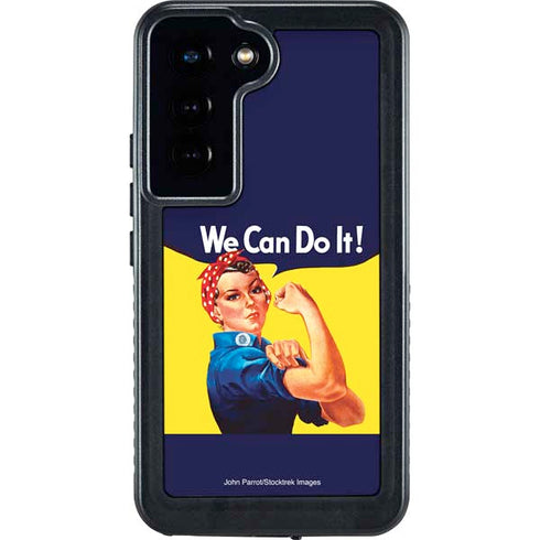 Rosie The Riveter Vintage War Poster Galaxy S24 Waterproof Case