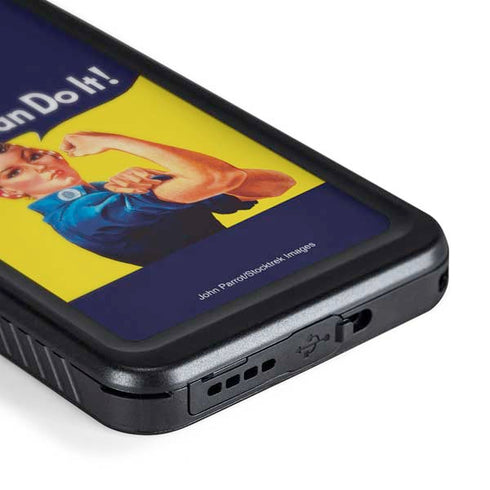 Rosie The Riveter Vintage War Poster Galaxy S24 Waterproof Case