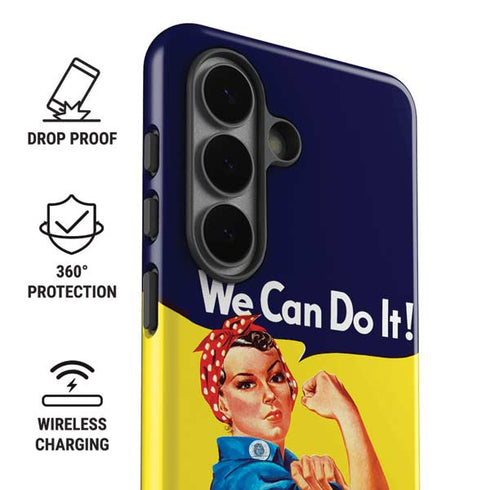 Rosie The Riveter Vintage War Poster Galaxy S26 Plus Impact Case