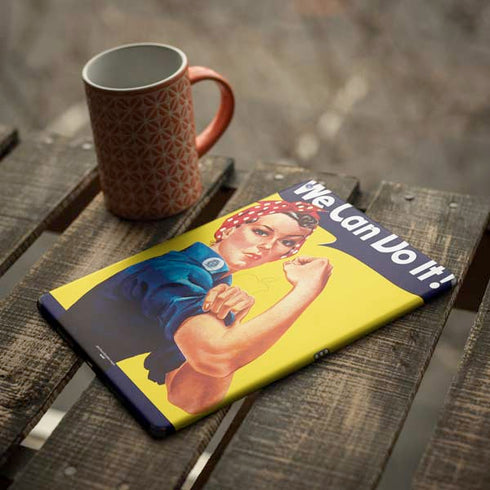 Rosie The Riveter Vintage War Poster iPad Skins