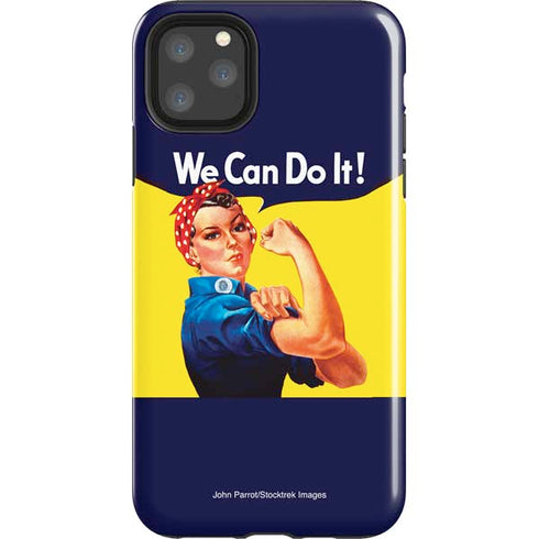 Rosie The Riveter Vintage War Poster iPhone Cases