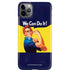 Rosie The Riveter Vintage War Poster iPhone Cases