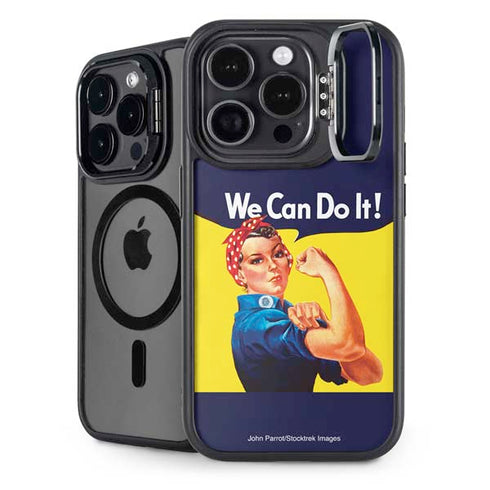 Rosie The Riveter Vintage War Poster iPhone 14 Pro Max Kickstand Case
