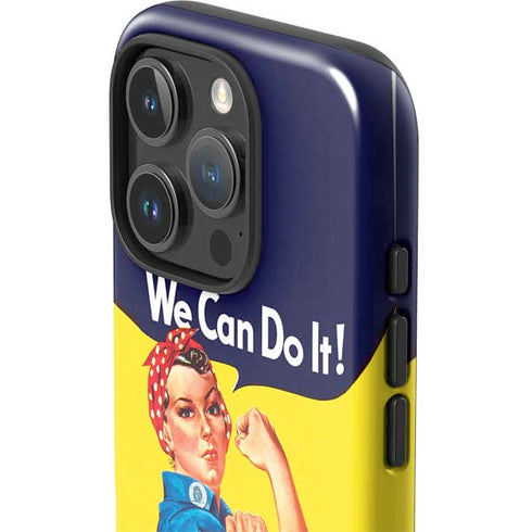 Rosie The Riveter Vintage War Poster iPhone 16 Pro Max Impact Case