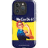 Rosie The Riveter Vintage War Poster iPhone 16 Pro Max Magsafe Impact Case
