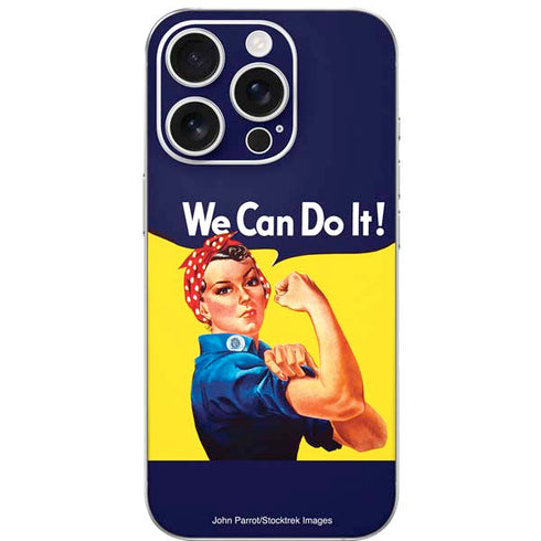 Rosie The Riveter Vintage War Poster iPhone 16 Pro Skin