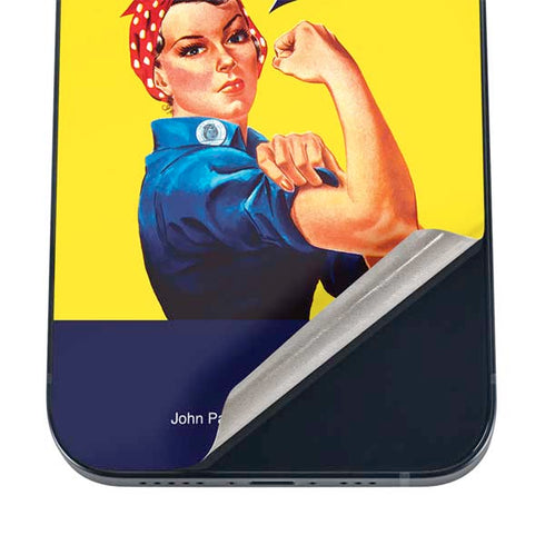 Rosie The Riveter Vintage War Poster iPhone 16 Skin