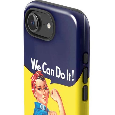 Rosie The Riveter Vintage War Poster iPhone 16e Impact Case