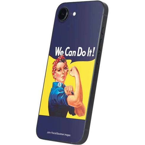 Rosie The Riveter Vintage War Poster iPhone 16e Skin