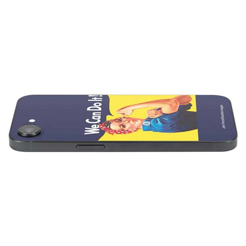 Rosie The Riveter Vintage War Poster iPhone 16e Skin