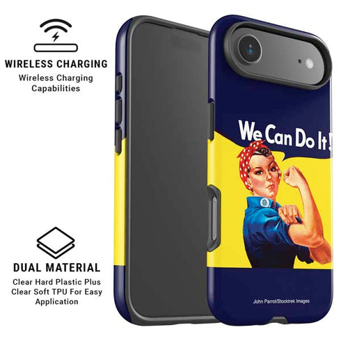 Rosie The Riveter Vintage War Poster iPhone 17 Air Magsafe Impact Case