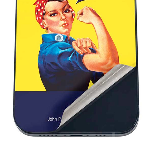 Rosie The Riveter Vintage War Poster iPhone 17 Air Skin