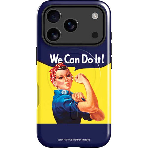 Rosie The Riveter Vintage War Poster iPhone 17 Pro Magsafe Impact Case