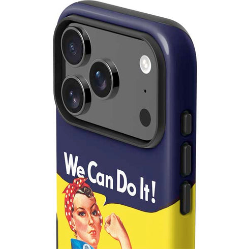 Rosie The Riveter Vintage War Poster iPhone 17 Pro Max Impact Case