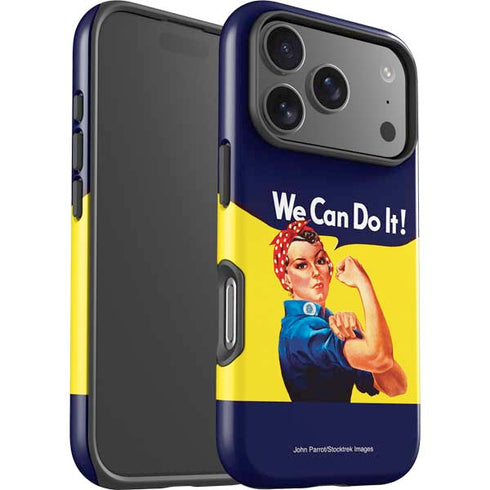 Rosie The Riveter Vintage War Poster iPhone 17 Pro Max Impact Case