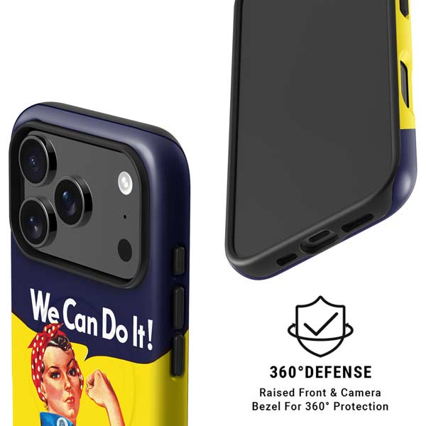 Rosie The Riveter Vintage War Poster Apple iPhone 17 Pro Max Magsafe Impact  Case