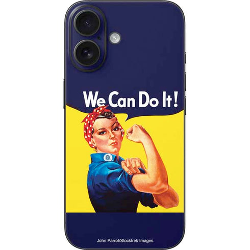 Rosie The Riveter Vintage War Poster iPhone 17 Skin