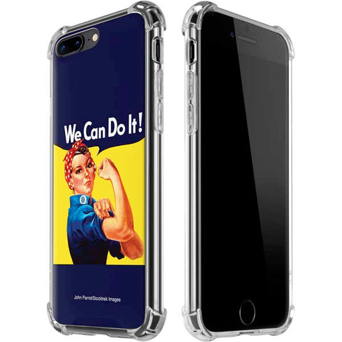 Rosie The Riveter Vintage War Poster iPhone Cases