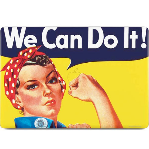 Rosie The Riveter Vintage War Poster MacBook Skins