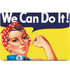 Rosie The Riveter Vintage War Poster MacBook Skins