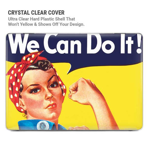 Rosie The Riveter Vintage War Poster MacBook Cases