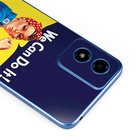 Rosie The Riveter Vintage War Poster Moto G Play 4G (2024) Skin