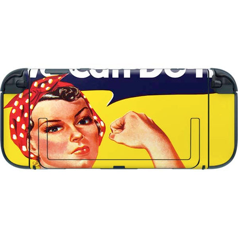 Rosie The Riveter Vintage War Poster Nintendo Switch 2 (2025) with Joy-Con Skin