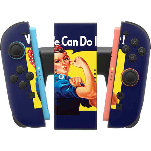 Rosie The Riveter Vintage War Poster Nintendo Switch 2 (2025) Joy-Con Controller Skin