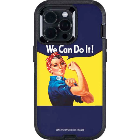 Rosie The Riveter Vintage War Poster Otterbox Defender iPhone Skin
