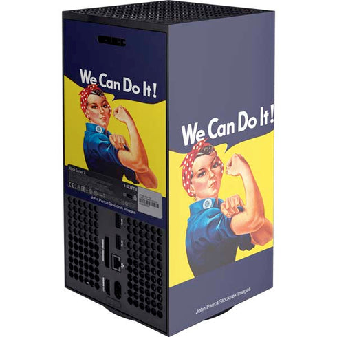 Rosie The Riveter Vintage War Poster XBox Series X Digital Edition Console Skin