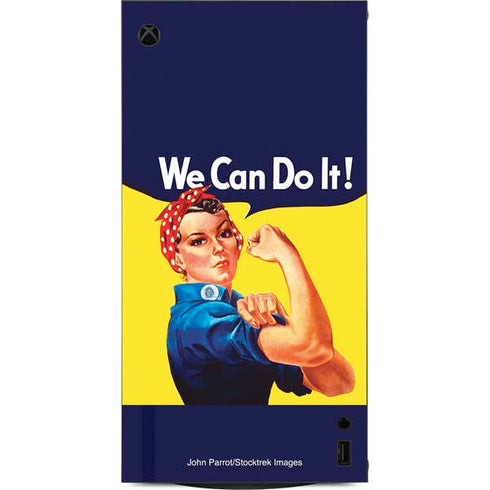 Rosie The Riveter Vintage War Poster XBox Series X Digital Edition Console Skin