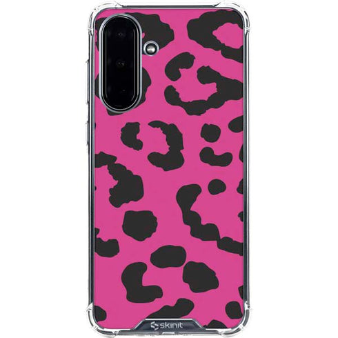 Rosy Leopard Galaxy A36 5G Clear Case