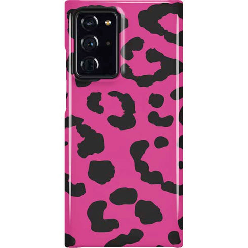 Rosy Leopard Galaxy Cases
