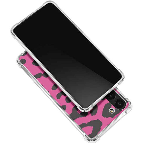 Rosy Leopard Galaxy S24 FE Clear Case